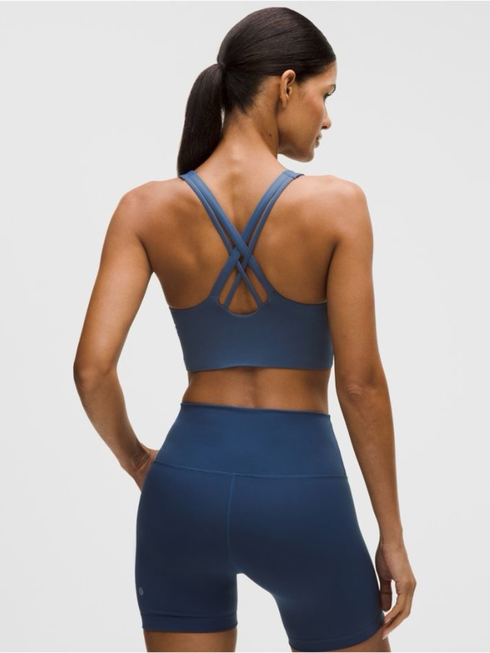 Lululemon energy high-neck longline bra evolve medium support, b-d cups